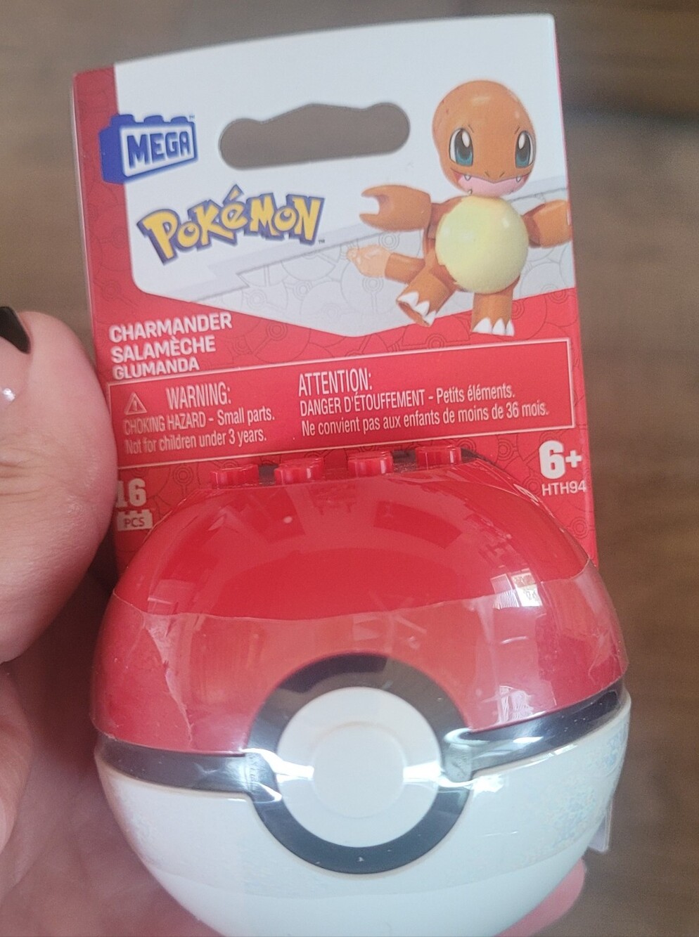Pokémon Charmander Poké Ball Collectible Toy - Red/White